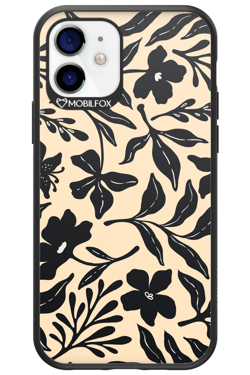 Black Flowers 2.0 - Apple iPhone 12