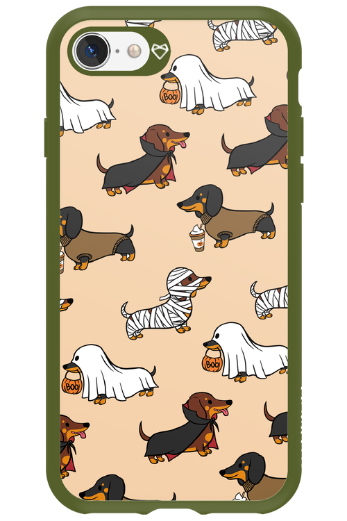 Scary Dachshund - Apple iPhone SE 2020
