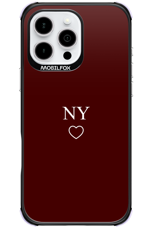 NY Burgundia 2.0 - Apple iPhone 16 Pro Max