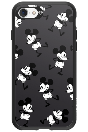 Iconic Mouse (antracite pattern) - Apple iPhone 8