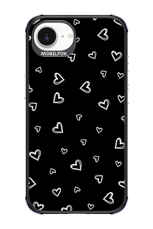 Monochrome Hearts 2.0 - Apple iPhone 16e