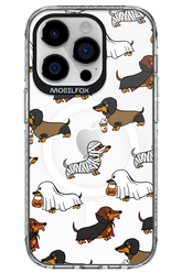 Scary Dachshund (Transparent) - Apple iPhone 14 Pro