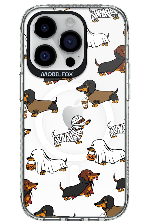 Scary Dachshund (Transparent) - Apple iPhone 14 Pro