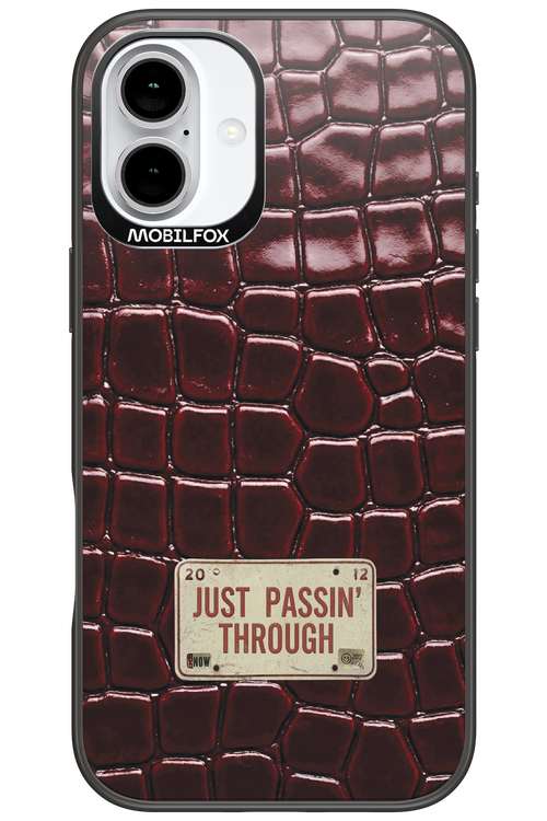 Just passin through 2.0 - Apple iPhone 16 Plus