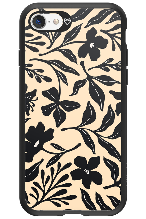 Black Flowers 2.0 - Apple iPhone 7