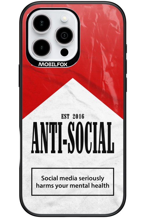 ANTI-SOCIAL II 2.0 - Apple iPhone 16 Pro Max