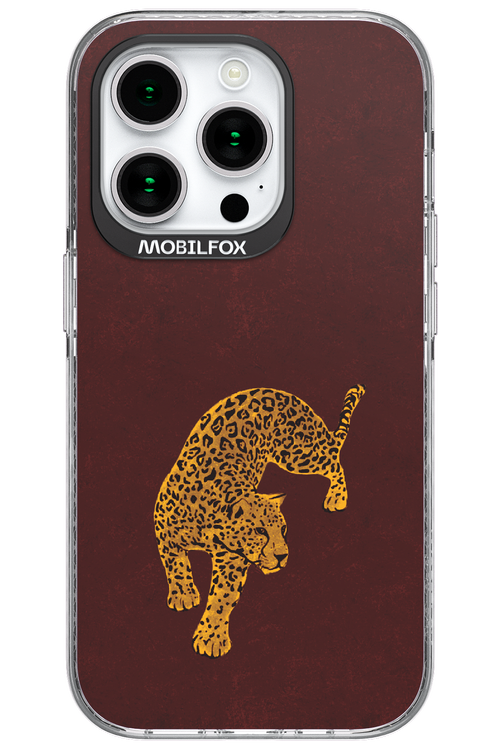 Burgundy Leopard - Apple iPhone 15 Pro