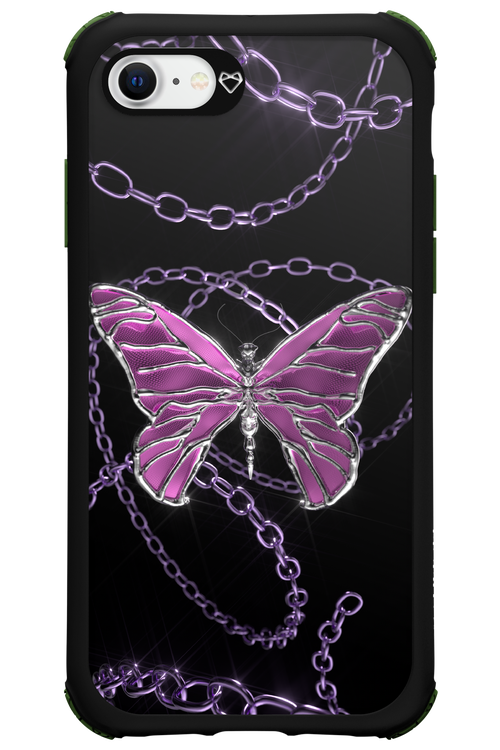 Butterfly Necklace - Apple iPhone SE 2022