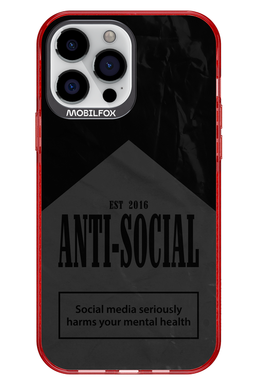 ANTI-SOCIAL (BLVCK) 2.0 - Apple iPhone 13 Pro Max