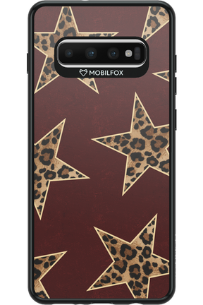 Wild Stars Burgundy - Samsung Galaxy S10+