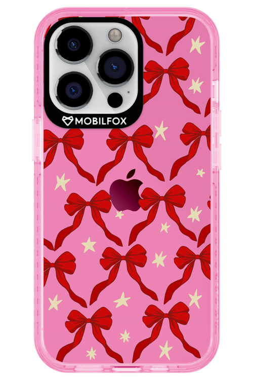 Bow & Stars (Transparent) - Apple iPhone 13 Pro
