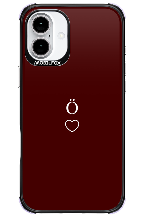 O Burgundia II 2.0 - Apple iPhone 16 Plus