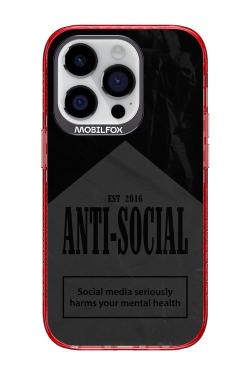 ANTI-SOCIAL (BLVCK) 2.0 - Apple iPhone 14 Pro