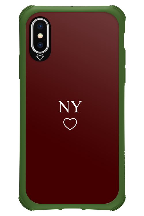 NY Burgundia 2.0 - Apple iPhone XS