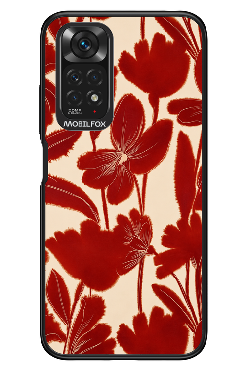 Burgundy Flowers 2.0 - Xiaomi Redmi Note 11/11S 4G