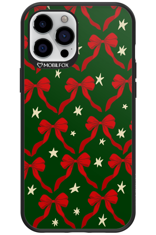 Bow & Stars (Green) - Apple iPhone 12 Pro Max
