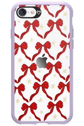 Bow & Stars (Transparent) - Apple iPhone SE 2022