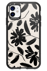 Monochrome Flowerss 2.0 - Apple iPhone 11
