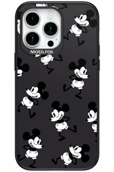 Iconic Mouse (antracite pattern) - Apple iPhone 15 Pro Max