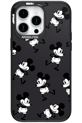 Iconic Mouse (antracite pattern) - Apple iPhone 15 Pro Max