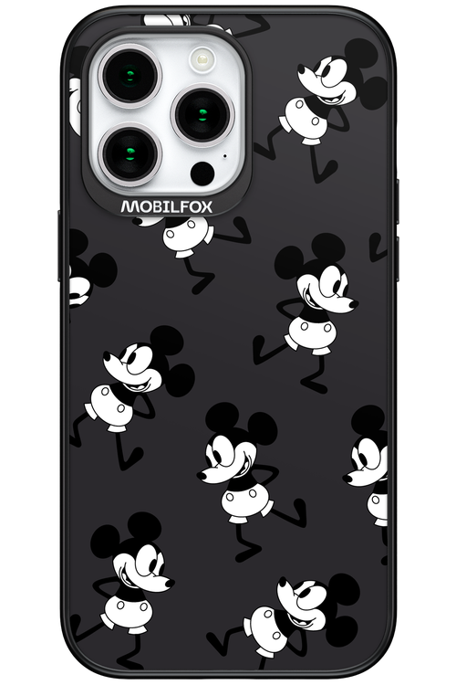 Iconic Mouse (antracite pattern) - Apple iPhone 15 Pro Max
