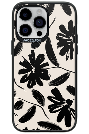 Monochrome Flowerss 2.0 - Apple iPhone 14 Pro Max