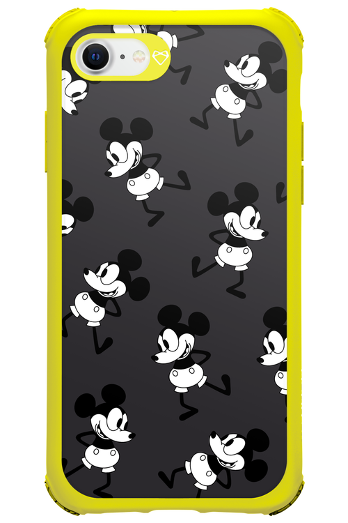 Iconic Mouse (antracite pattern) - Apple iPhone 8