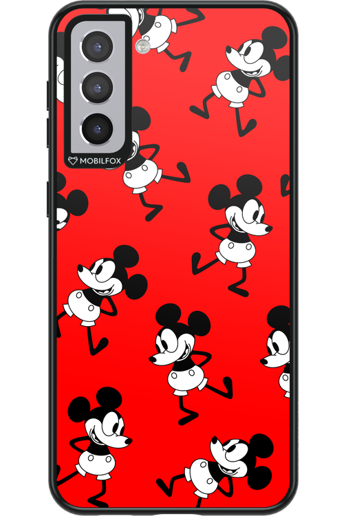 Iconic Mouse (red pattern) - Samsung Galaxy S21+