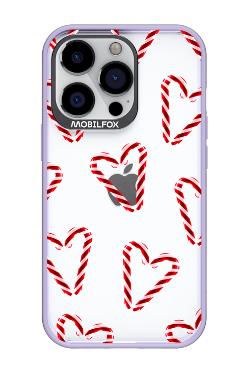 Candy Cane Hearts - Apple iPhone 13 Pro