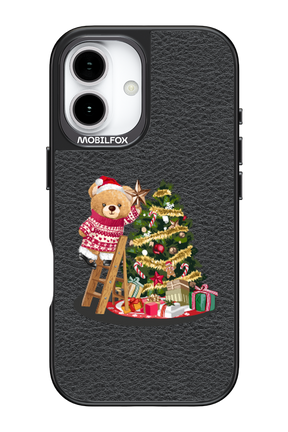 Christmas Bear (Leather) - Apple iPhone 17