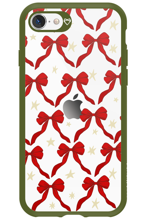 Bow & Stars (Transparent) - Apple iPhone SE 2022