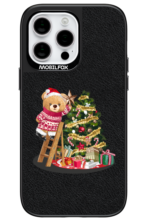 Christmas Bear (Leather) - Apple iPhone 14 Pro Max