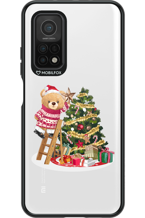 Christmas Bear (Transparent) - Xiaomi Mi 10T 5G