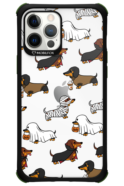 Scary Dachshund (Transparent) - Apple iPhone 12 Pro Max