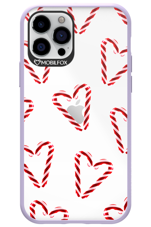 Candy Cane Hearts - Apple iPhone 12 Pro