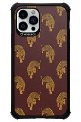 Burgundy Leopard Pattern - Apple iPhone 12 Pro