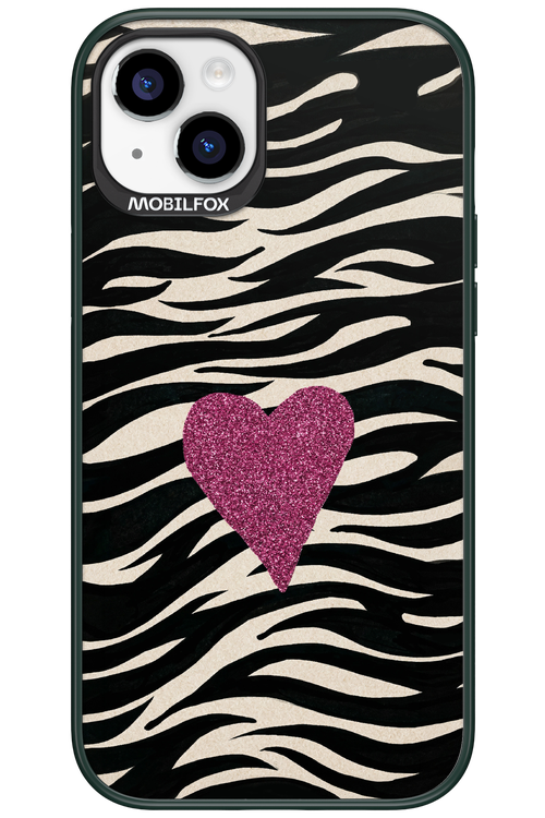 Zebra Heart 2.0 - Apple iPhone 15 Plus