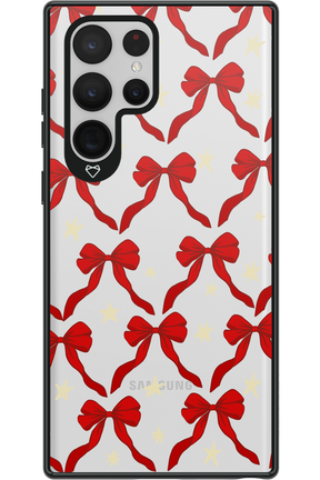 Bow & Stars (Transparent) - Samsung Galaxy S22 Ultra