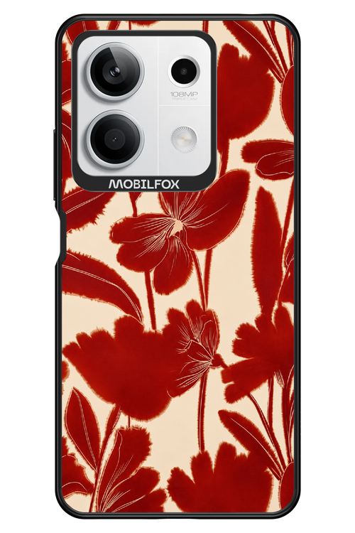 Burgundy Flowers 2.0 - Xiaomi Redmi Note 13 5G