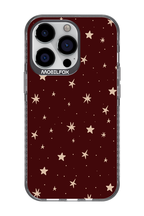 Burgundy Stars - Apple iPhone 13 Pro