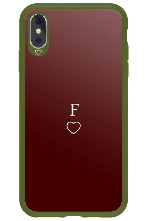 F Burgundia 2.0 - Apple iPhone XS Max