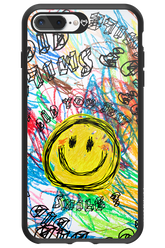 Crayon Smiley Colorful - Apple iPhone 7 Plus