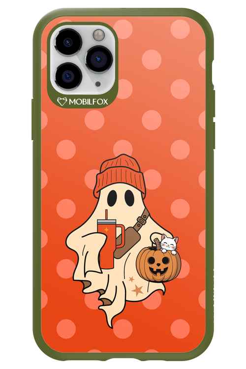 Ghost Girl (Orange) - Apple iPhone 11 Pro