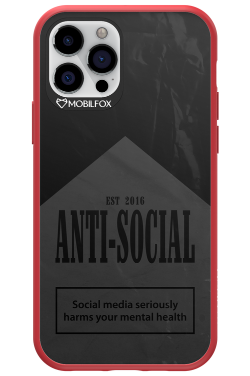 ANTI-SOCIAL (BLVCK) 2.0 - Apple iPhone 12 Pro