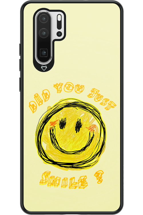 Crayon Smiley - Huawei P30 Pro