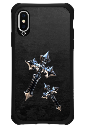 Chrome Crosses - Apple iPhone XS