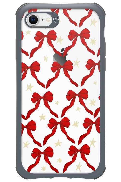 Bow & Stars (Transparent) - Apple iPhone 8