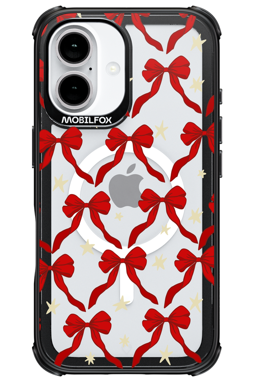 Bow & Stars (Transparent) - Apple iPhone 16