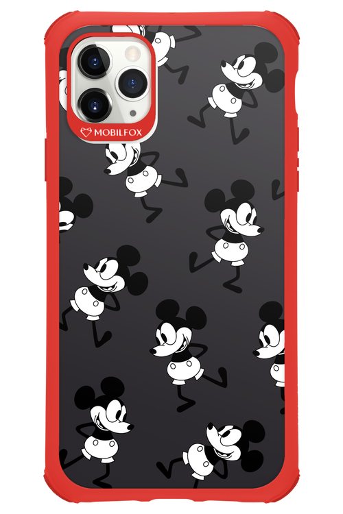 Iconic Mouse (antracite pattern) - Apple iPhone 11 Pro Max