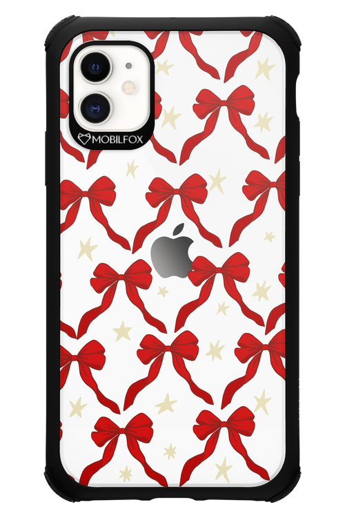 Bow & Stars (Transparent) - Apple iPhone 11